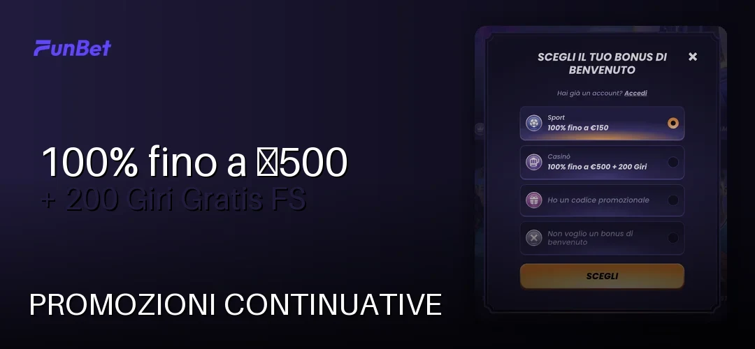 Funbet promotional banner